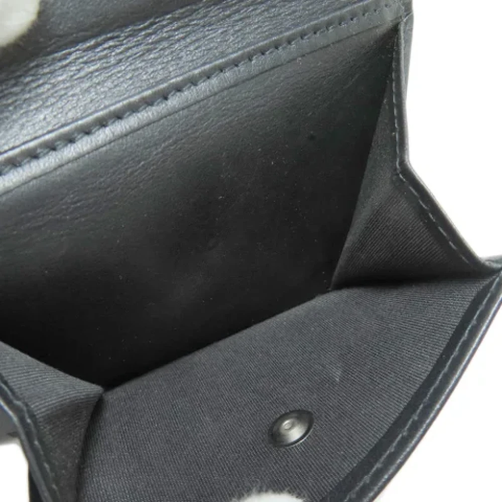Jimmy Choo Pre-owned Leather wallets Black Dames