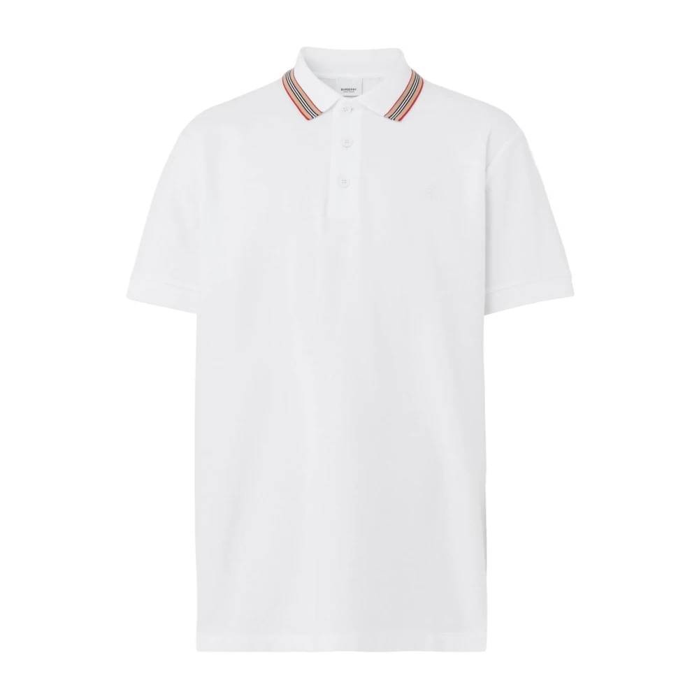 Burberry Witte T-shirts en Polos White Heren