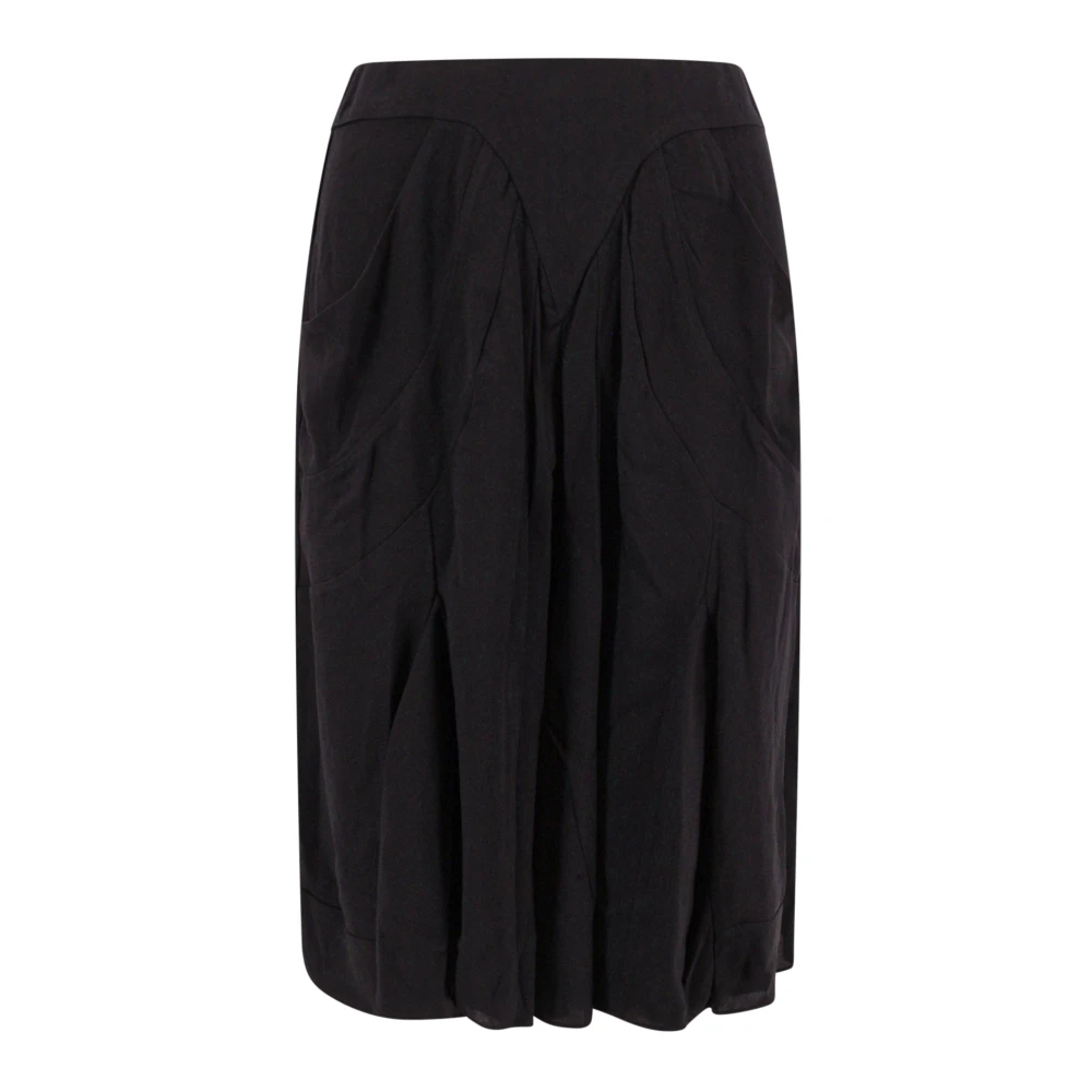 Isabel marant Zwarte A-lijn rok met hoge taille Black Dames