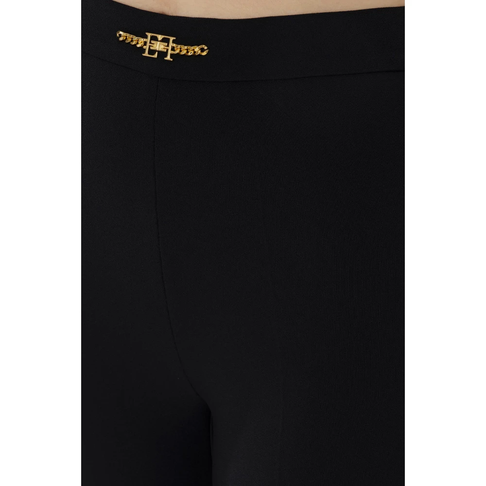 Elisabetta Franchi Zwarte Broek Damesmode Black Dames