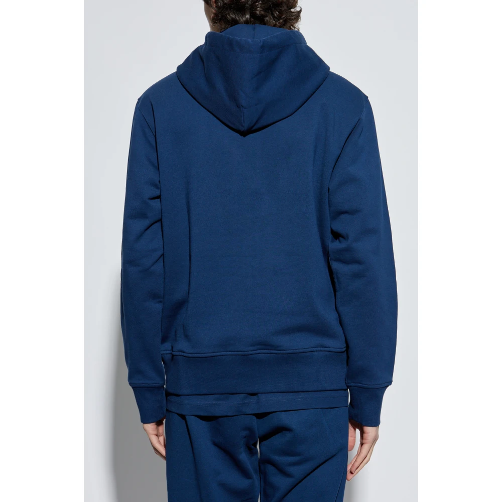 Versace Jeans Couture Sweatshirt met logo Blue Heren