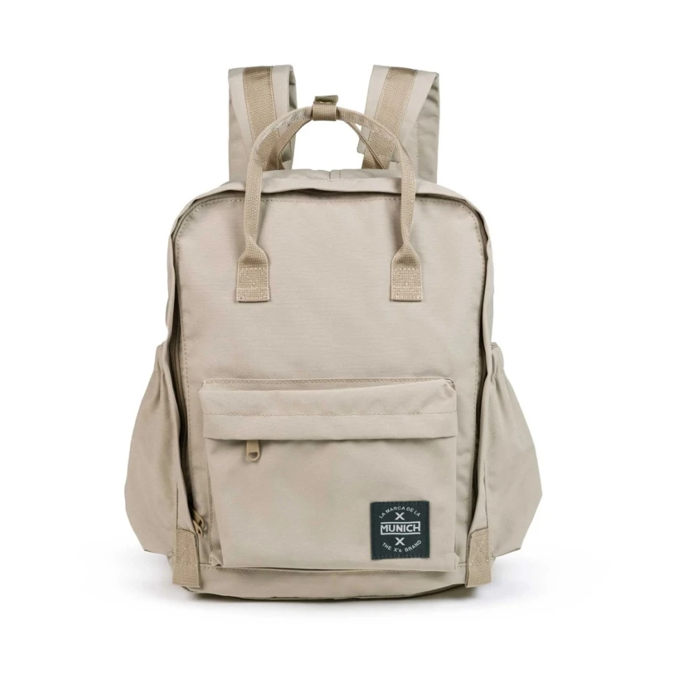 Munich Medium Cour Backpack Beige Heren