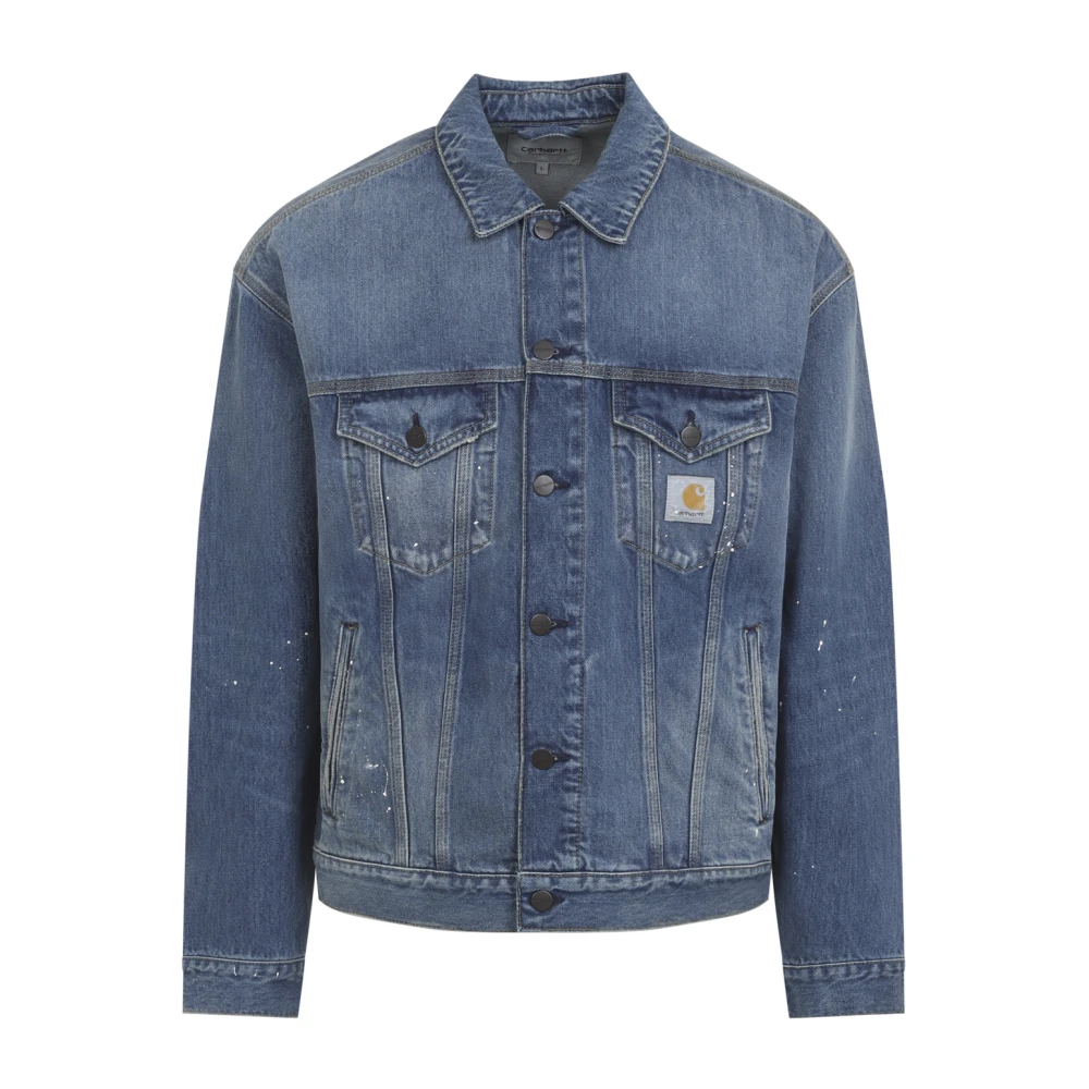 Carhartt Wip Men's Blue Helston Jacket - Denim Jackets - Xl - Jackets