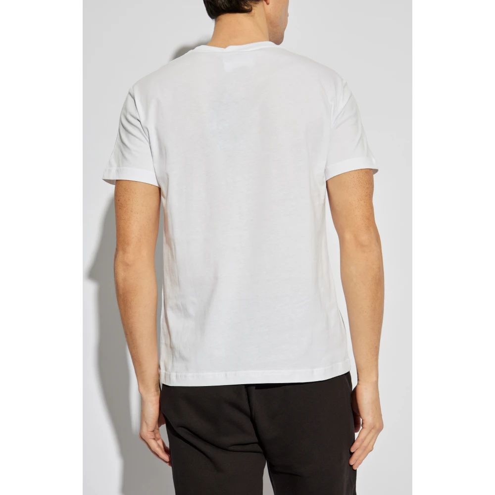Versace Jeans Couture T-shirt met bedrukt logo White Heren