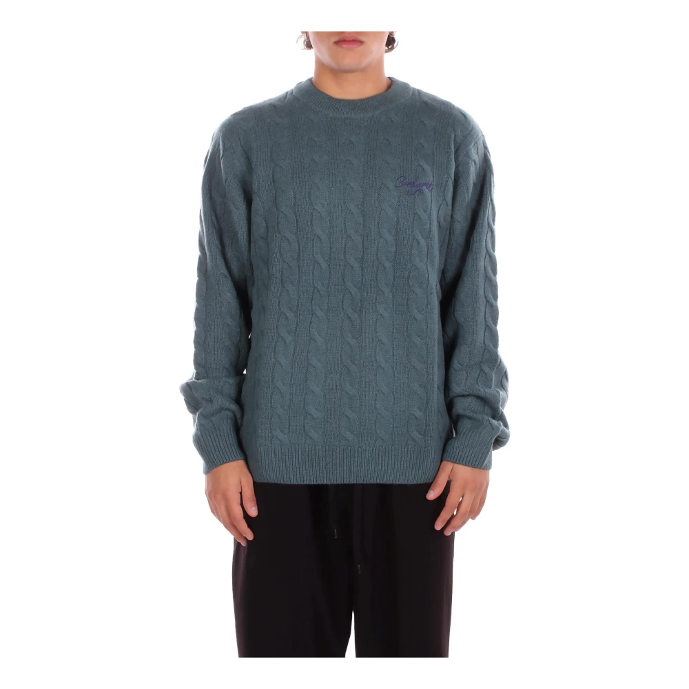 Carhartt Wip Grön Maglia Logo Frontale