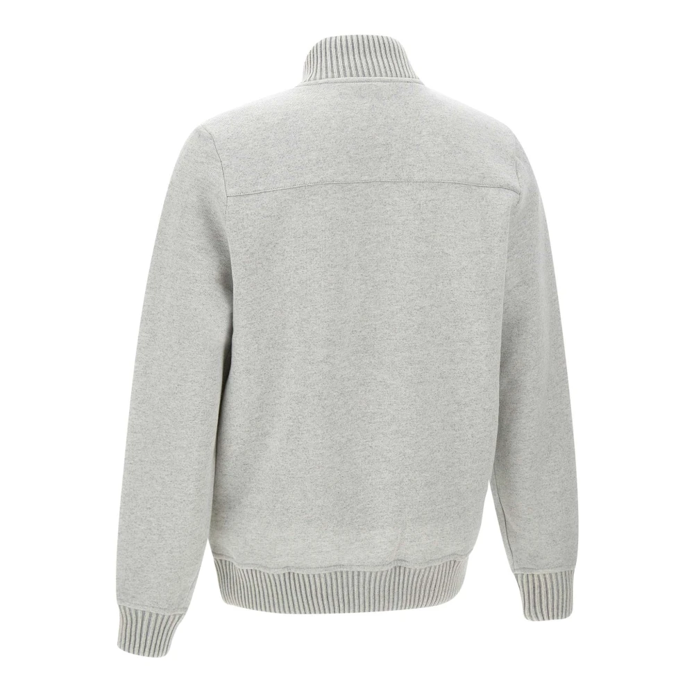 Gran Sasso Grijze Fleece Trui Sartorial Collectie Gray Heren