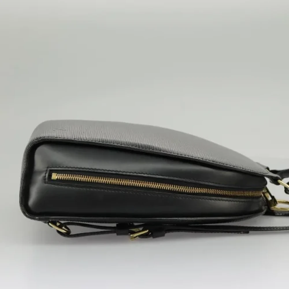 Louis Vuitton Vintage Pre-owned Leather shoulder-bags Black Dames
