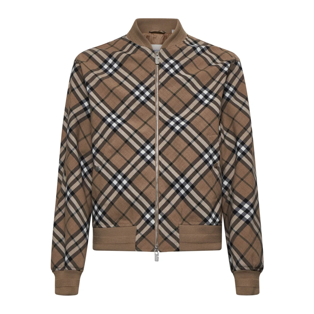 Burberry Stijlvolle Jassen Collectie Brown Heren