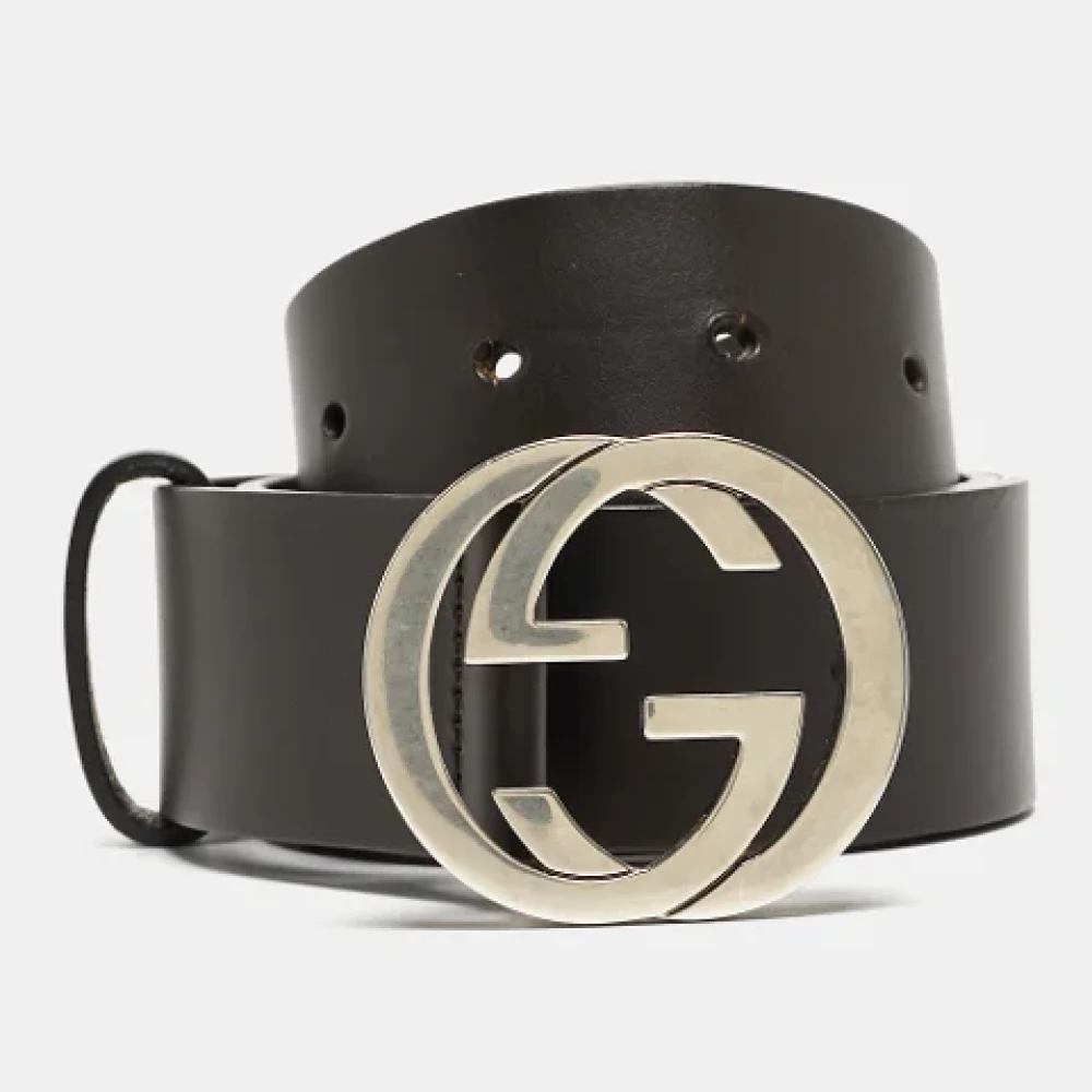 Gucci Vintage Pre-owned Leather belts Brown Dames