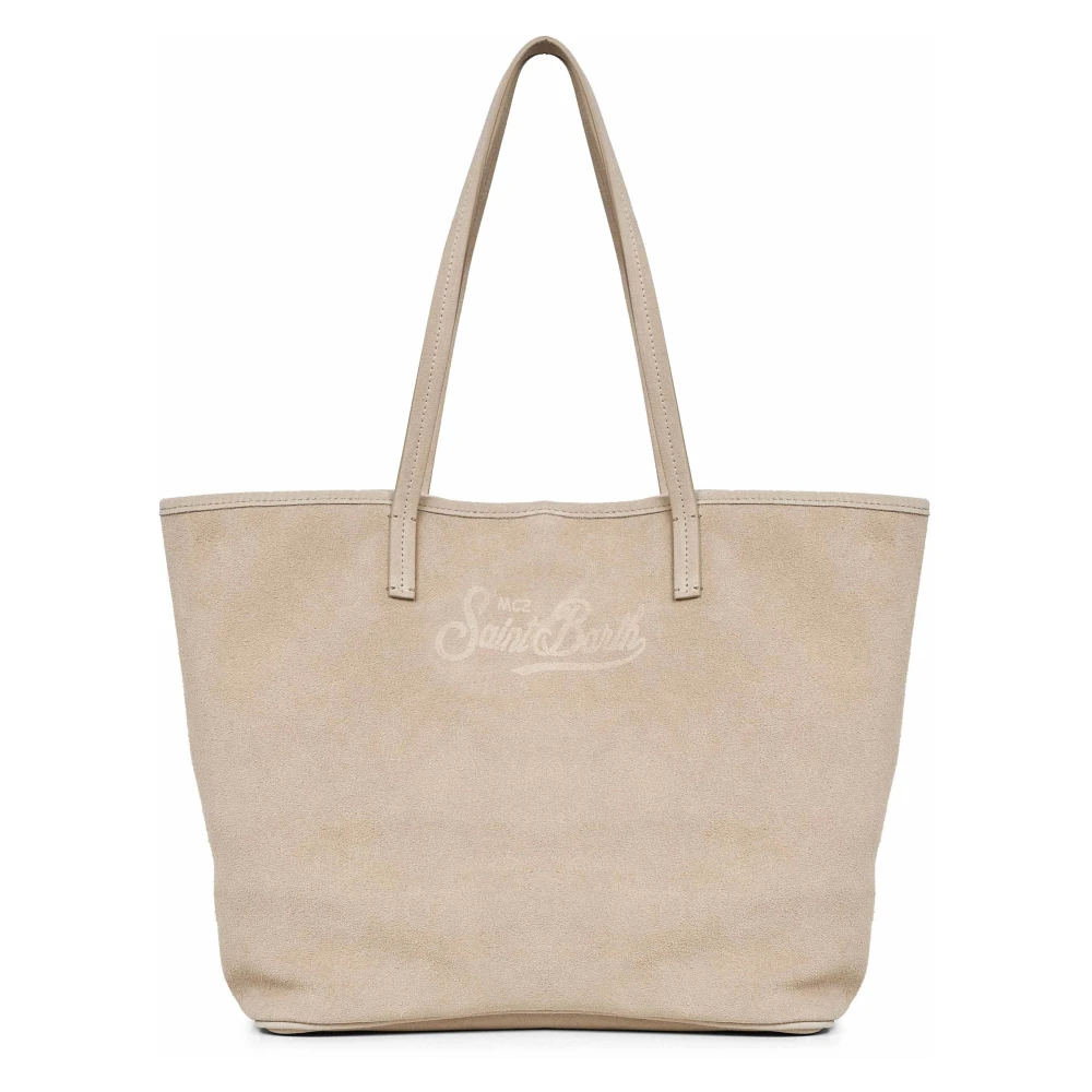 Mc2 Saint Barth Women's Beige Shopping Bags, One Size, Spacious Handbag