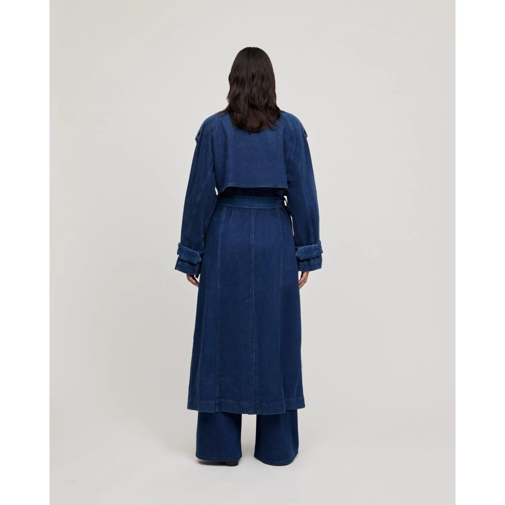 IVY OAK Cordelia Mantel Blue Dames