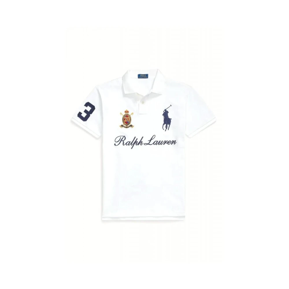 Ralph Lauren Uomo Bianco Top, L, New,