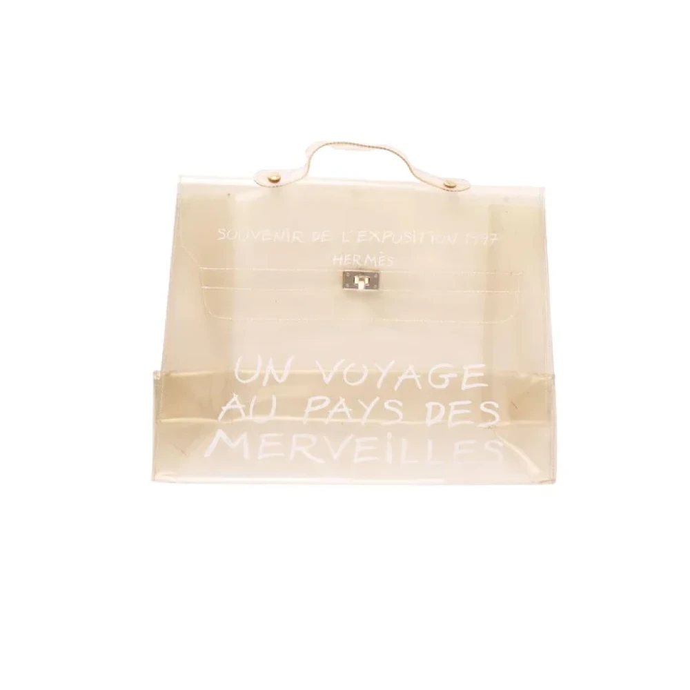 Hermès Vintage Pre-owned Plastic handbags White Dames