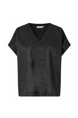 black-linen-top-with-v-neck