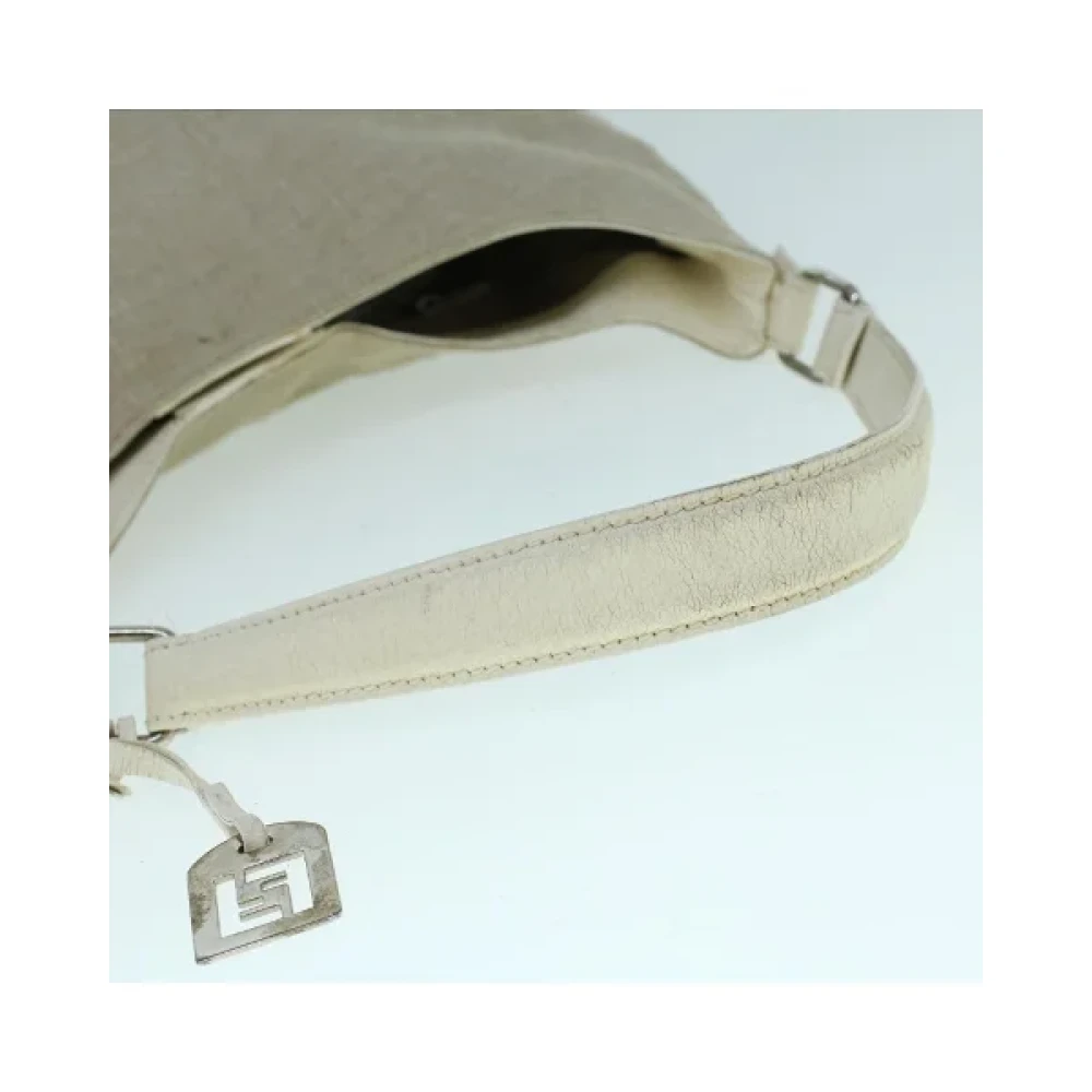 Fendi Vintage Pre-owned Canvas fendi-bags Beige Dames