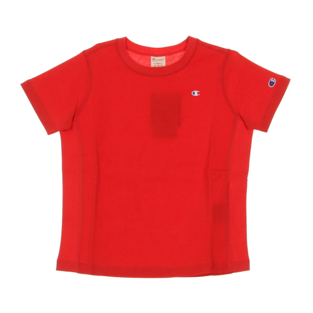 Champion Rode Crewneck Tee voor Vrouwen Red Dames