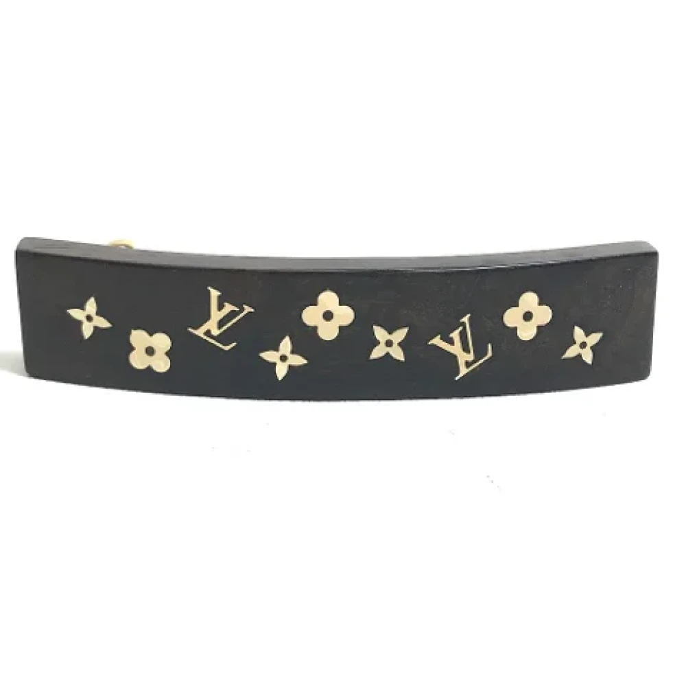 Louis Vuitton Vintage Pre-owned Fabric hair-accessories Brown Dames