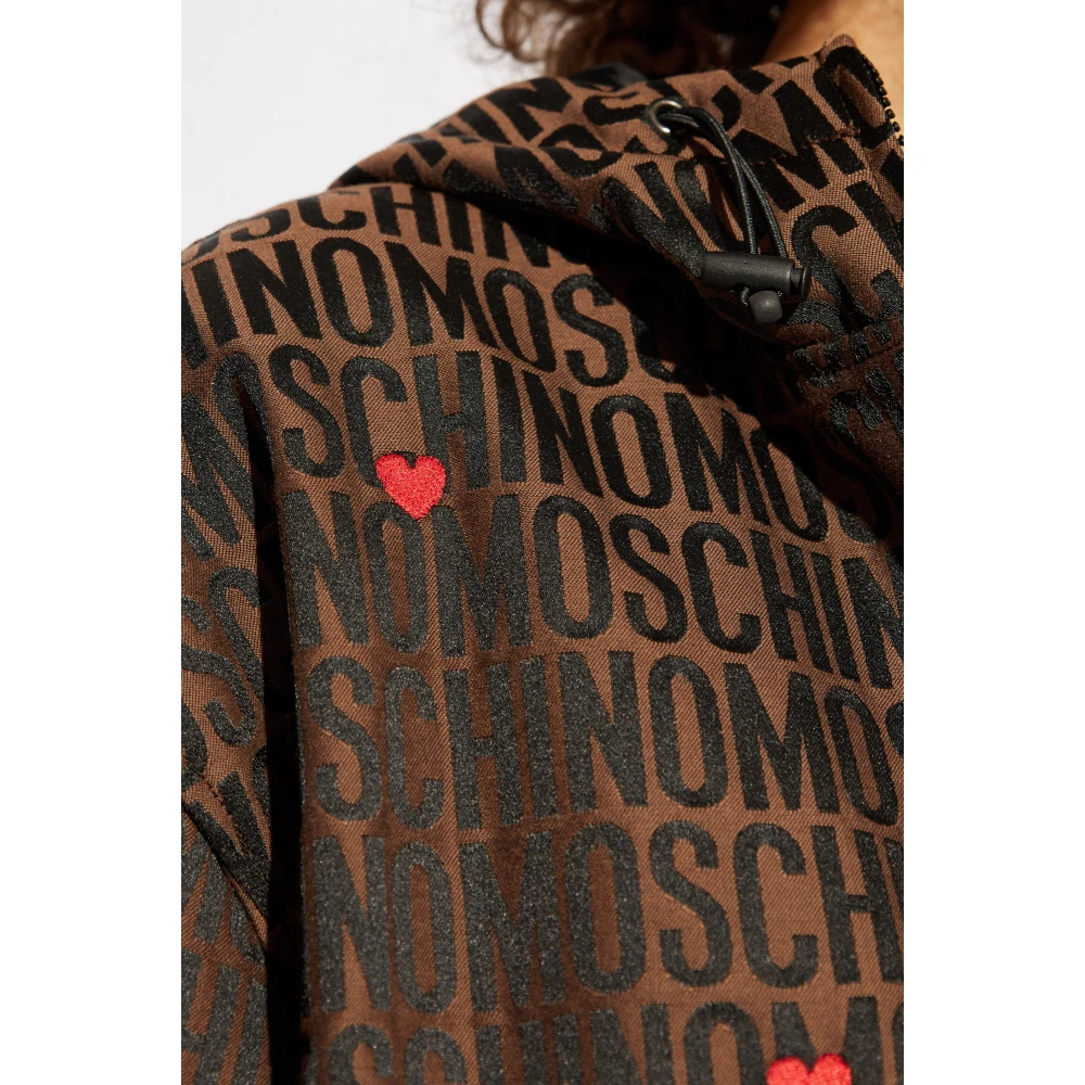 Moschino Capuchonjas Brown Dames