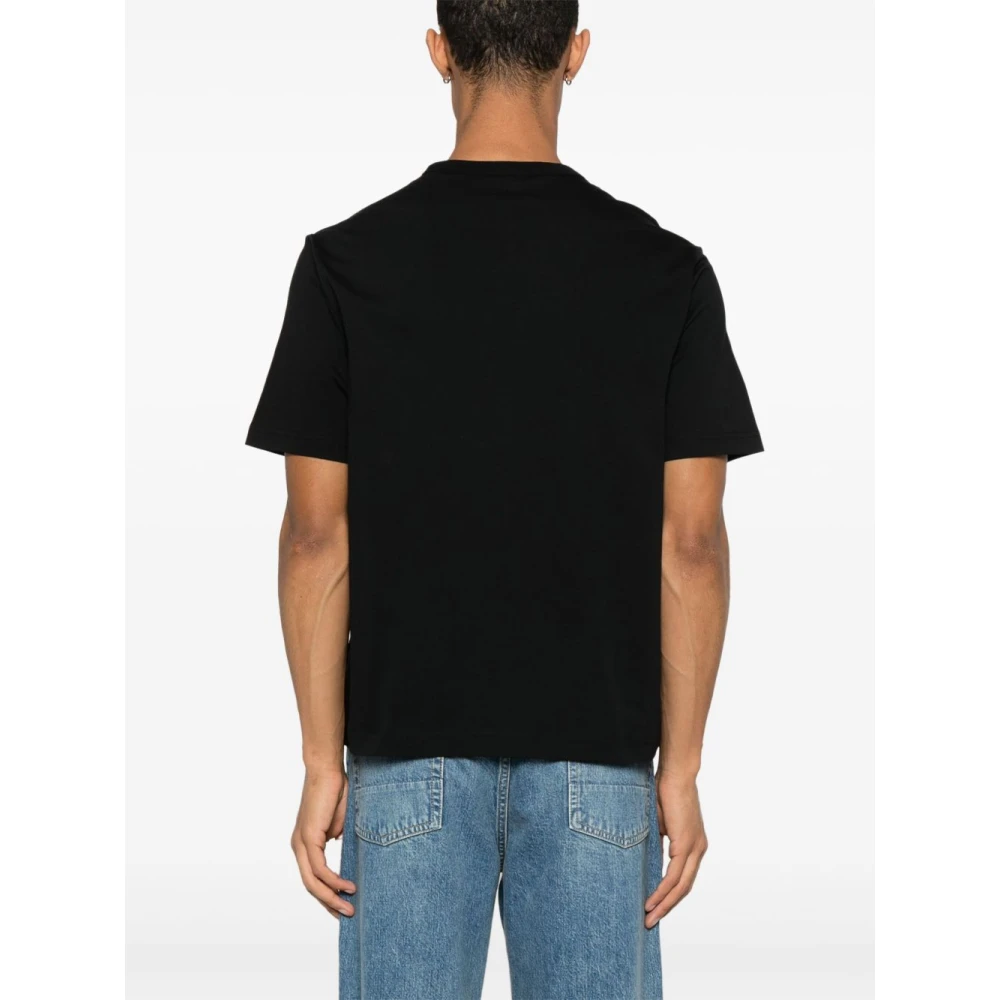 PS By Paul Smith Zwarte Crew Neck T-shirts en Polos Black Heren