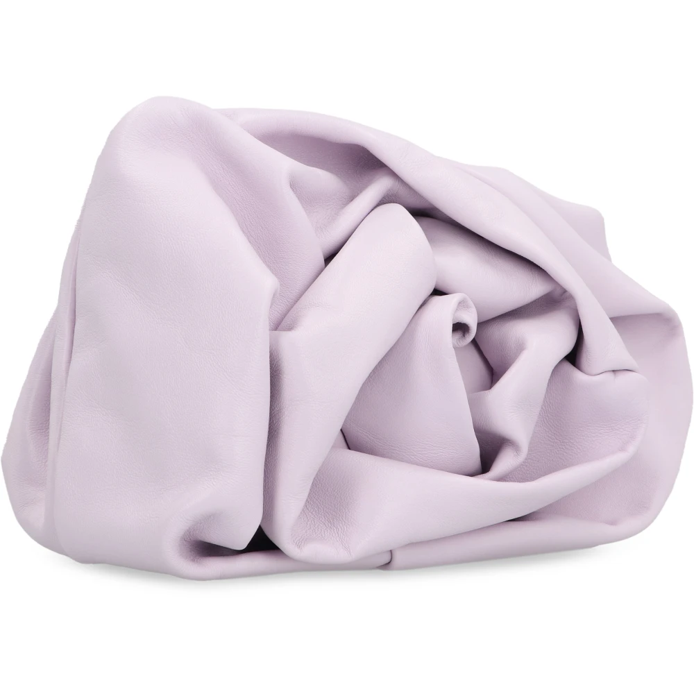 Burberry Roze Leren Clutch Purple Dames