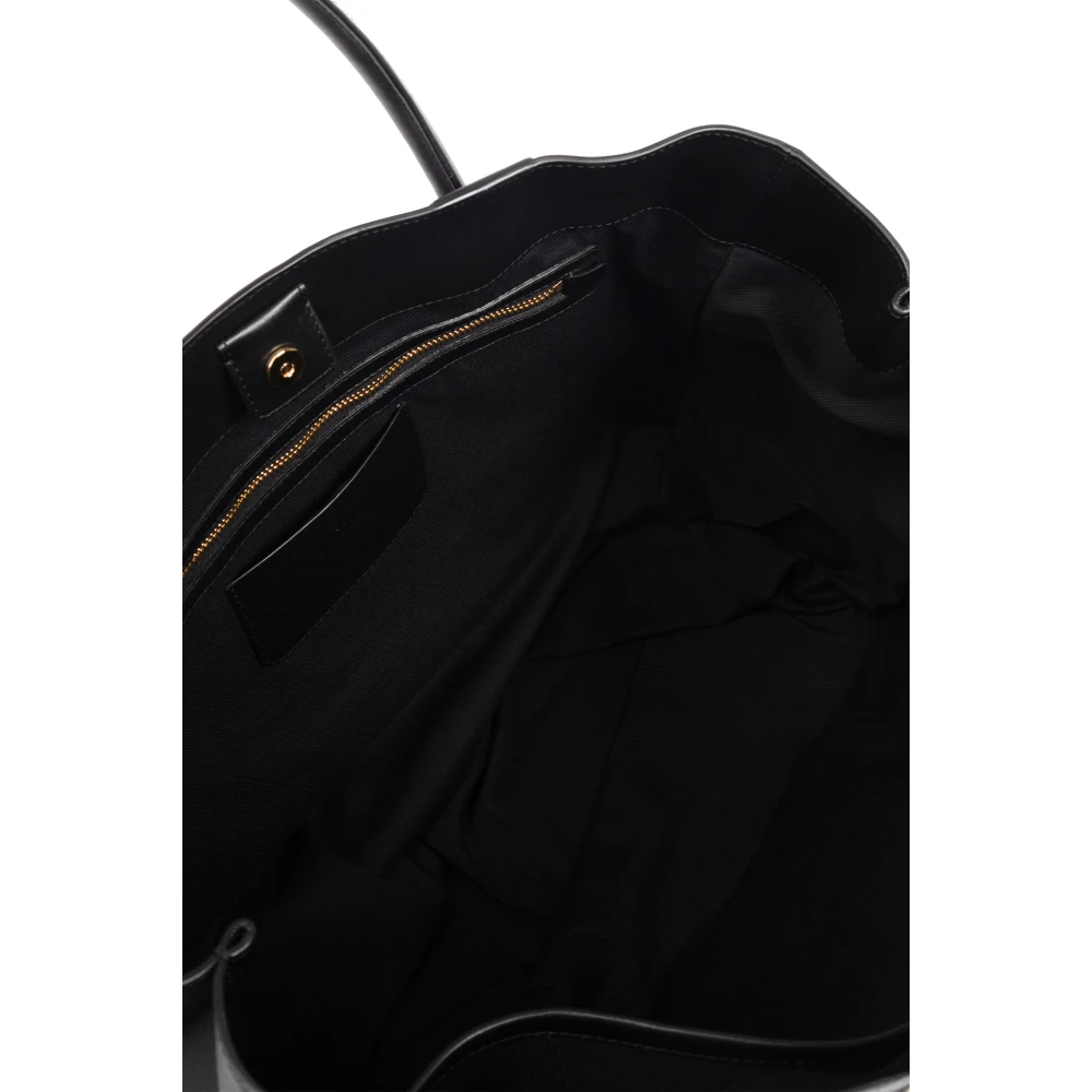 Moschino Leren shopper tas Black Heren