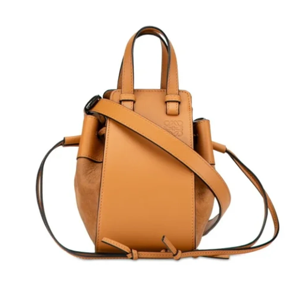 Loewe Pre-owned Leather shoulder-bags Brown Dames