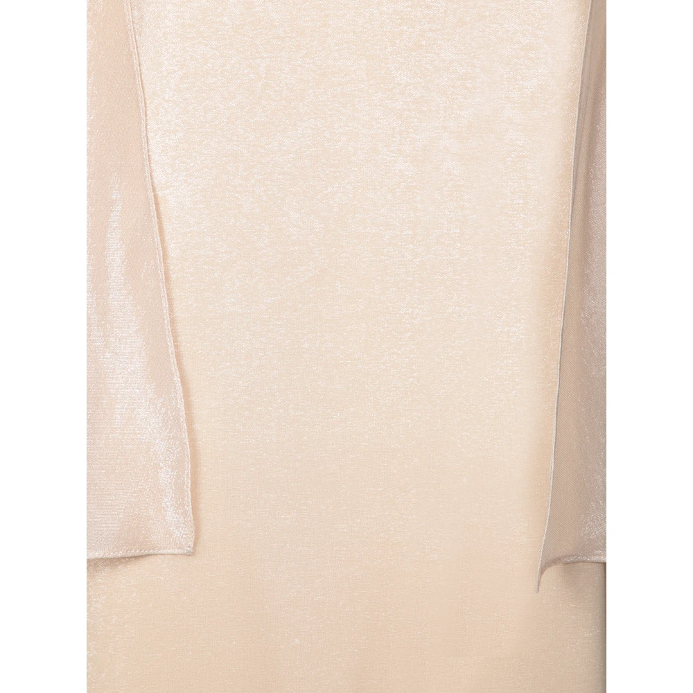Tom Ford Glinsterende caftan jurk met strikdetail Beige Dames