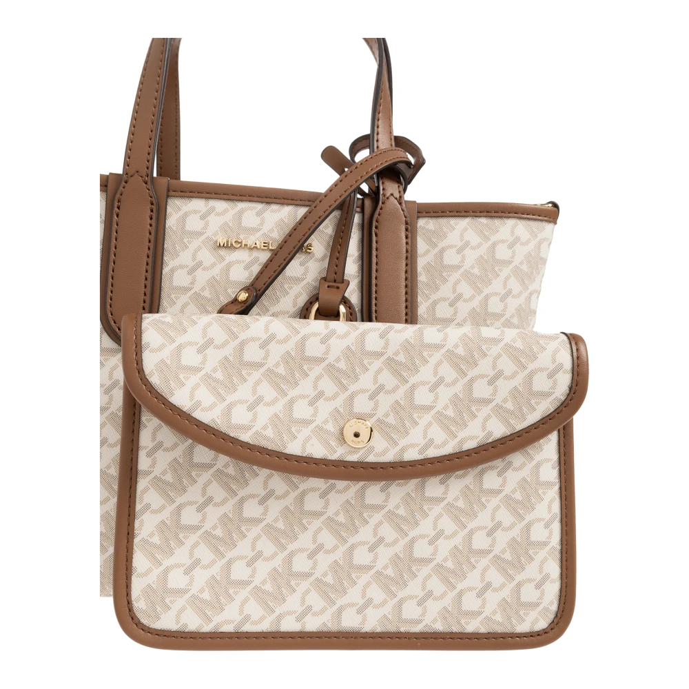 Michael Kors Eliza XS shopper tas Beige Dames