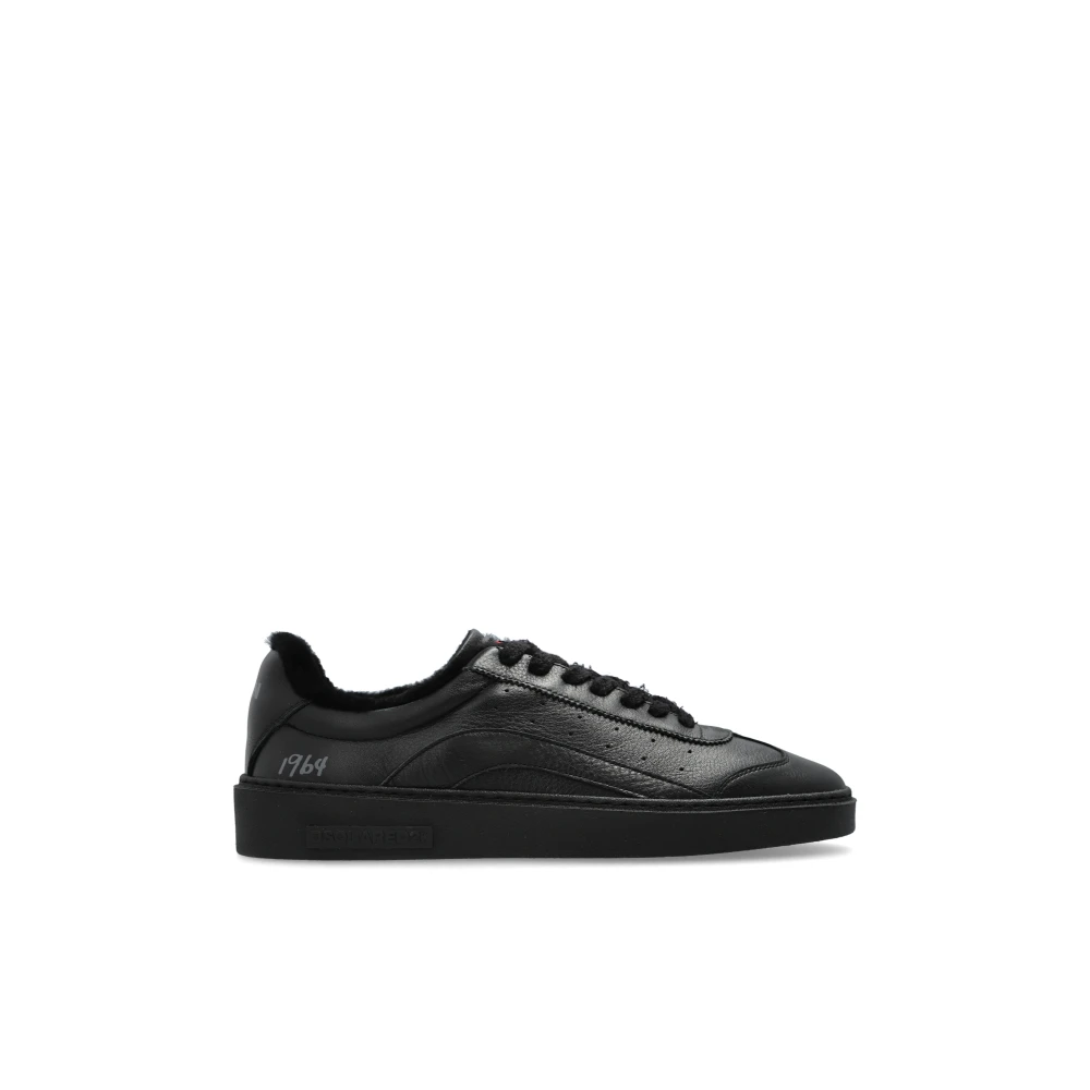 Dsquared2 Men's Black Sneakers, 8 Uk, Sports Shoes Rider