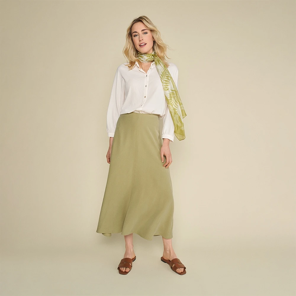 Marie Méro Stijlvolle Ecru Linnen Viscose Blouse White Dames