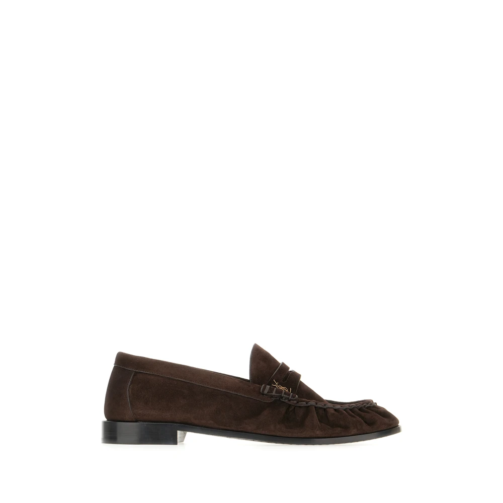 Saint Laurent Men's Brown Loafers, 6 Uk, Stylish Loafers For