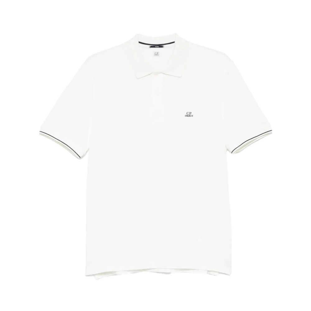 C.p. Company Men's White Polo Shirts, Xl, Polo Tacting