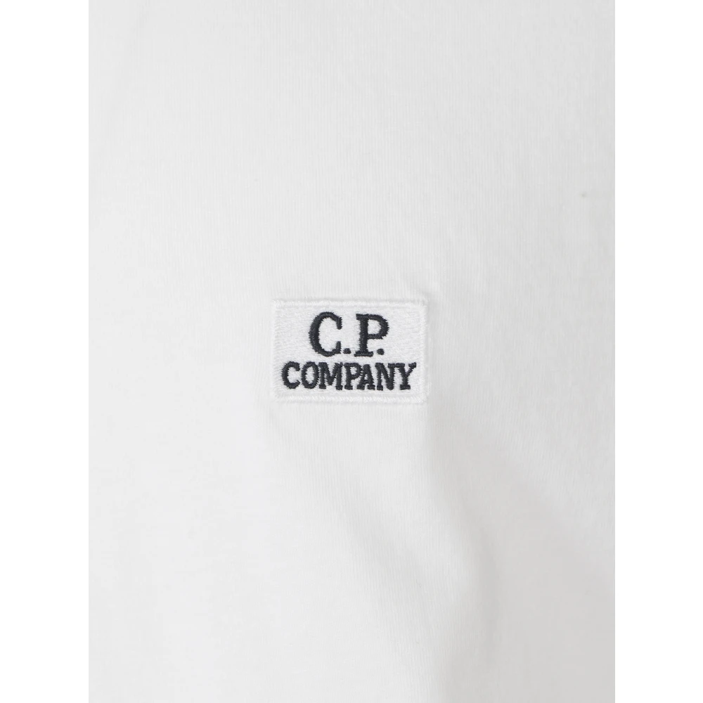 C.P. Company Logo Patch T-shirt White Heren