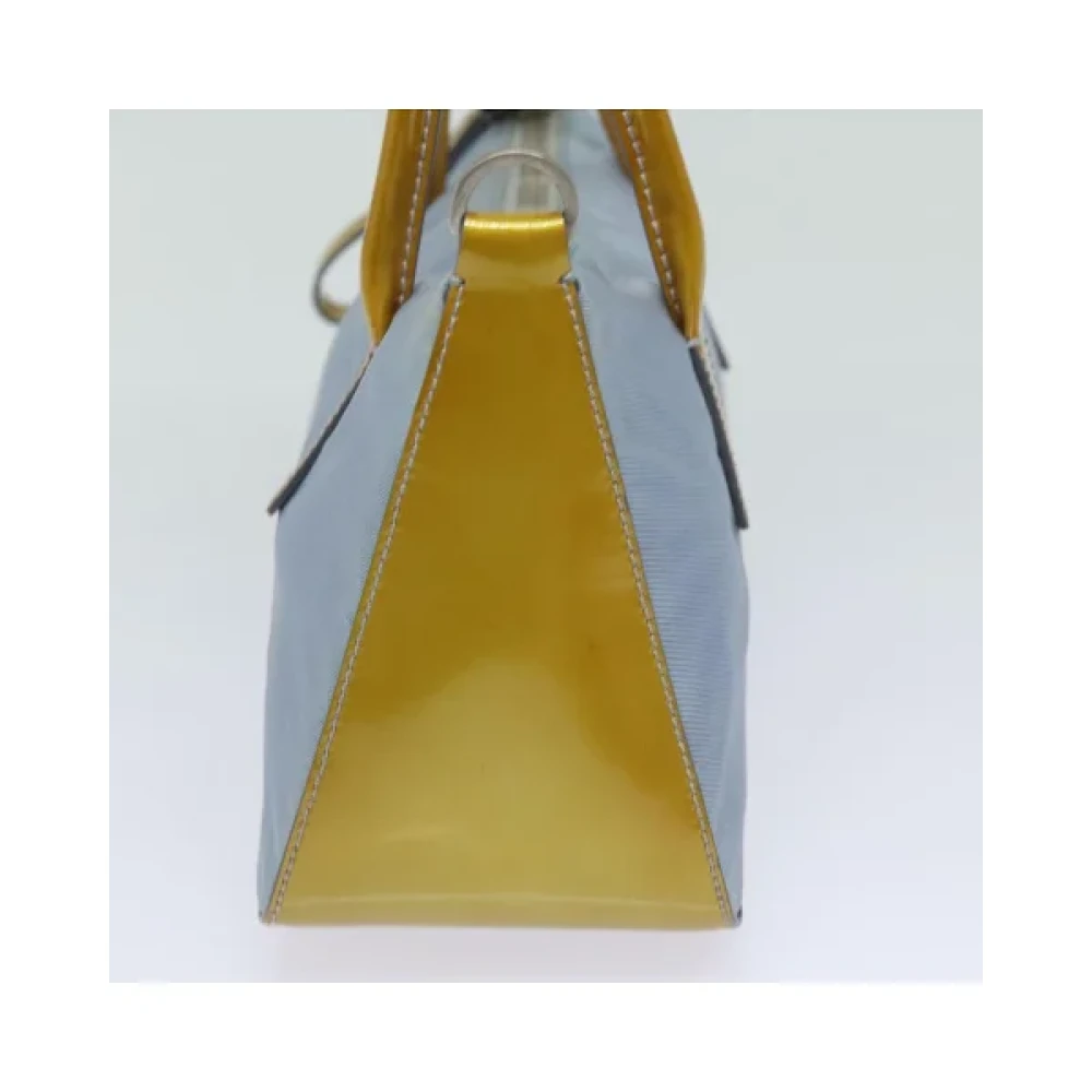 Prada Vintage Pre-owned Nylon handbags Blue Dames