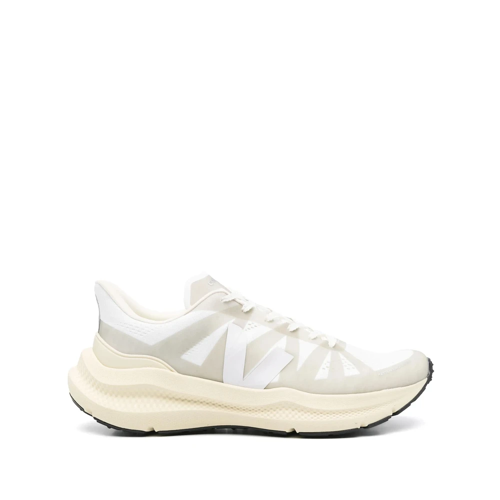 Veja Chunky Sneaker met Gebreid Bovenwerk Heren Schoenen Wit