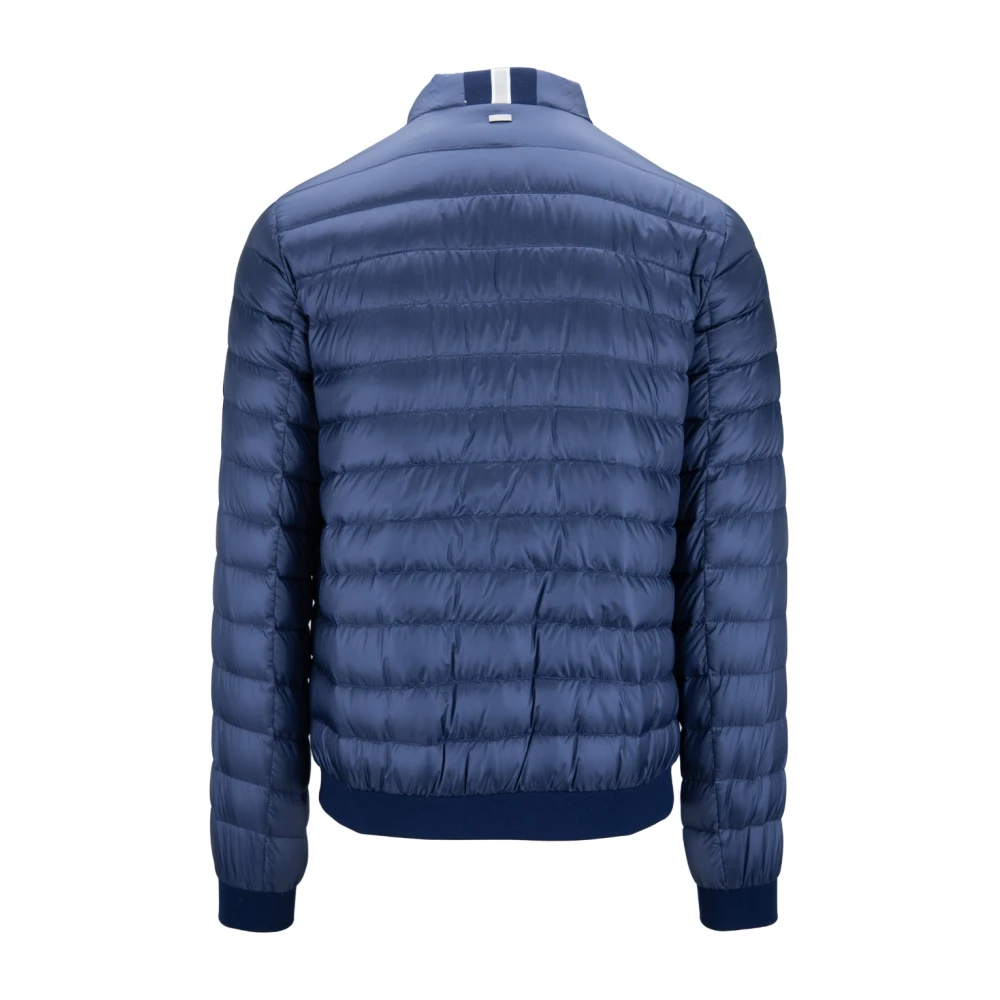 Herno Zip-Up Donsjas Blue Heren