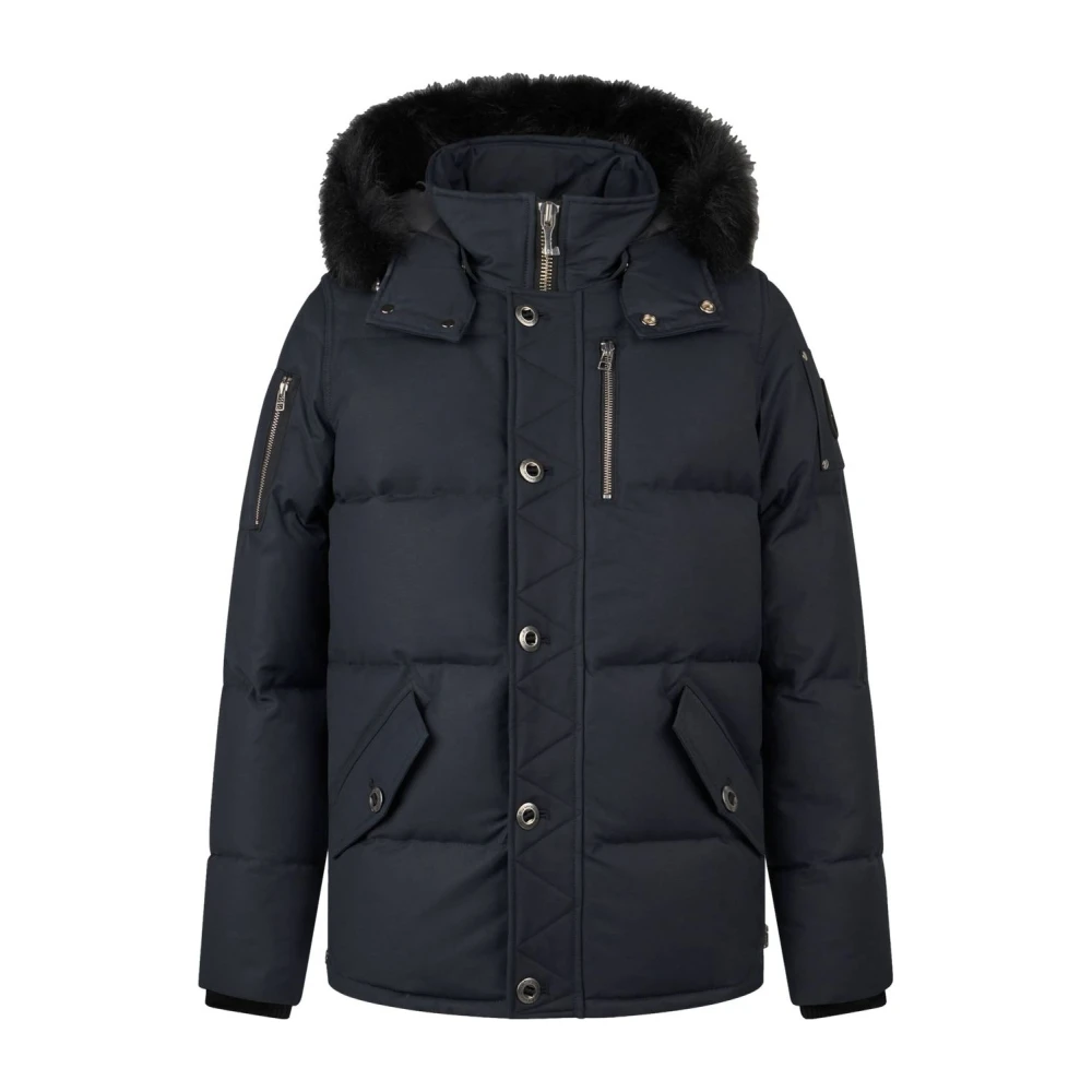Moose Knuckles 3Q Navy Parka Jas Blue Heren