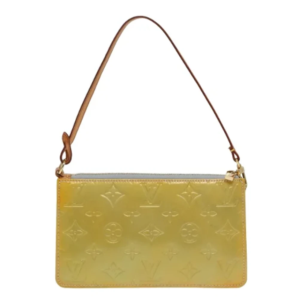 Louis Vuitton Vintage Pre-owned Leather pouches Green Dames