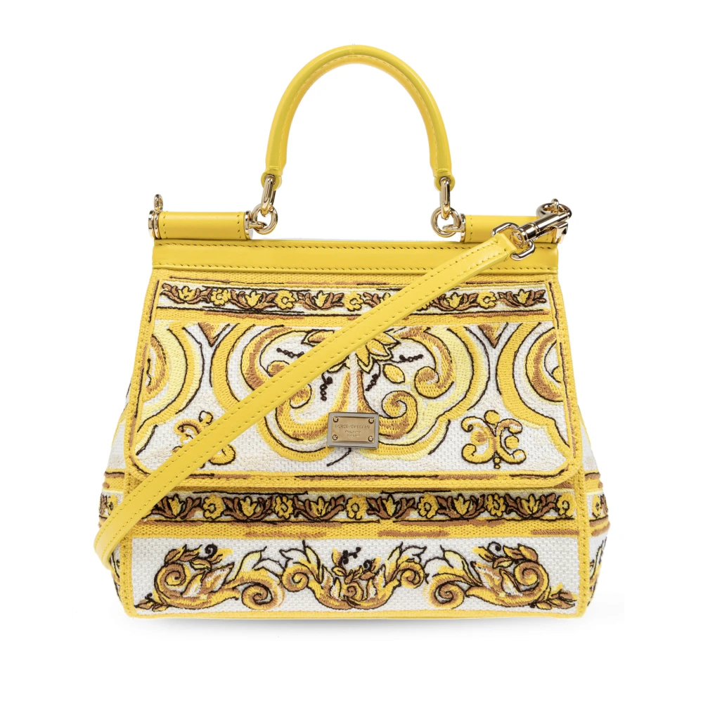 Dolce & Gabbana Sicily Mini Schoudertas Multicolor Dames