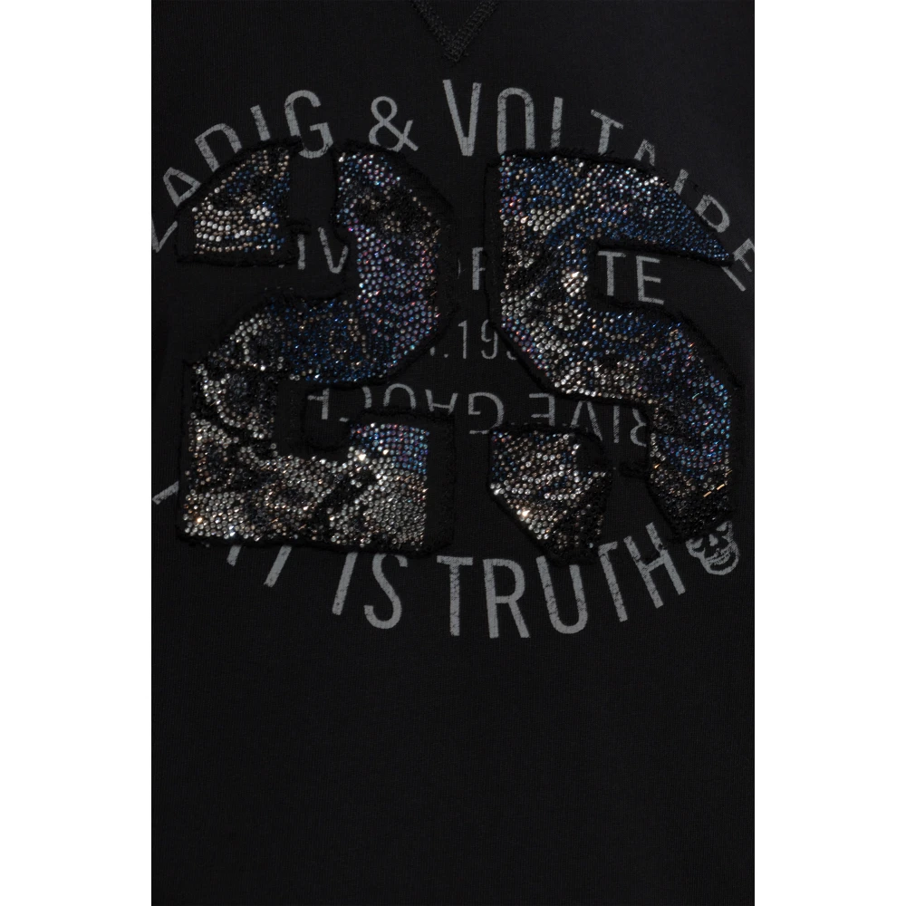 Zadig & Voltaire Sweatshirt Arvene Black Dames