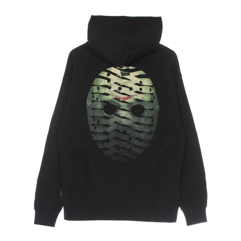 Propaganda Zwarte Ribs Icon Mask Hoodie Black Heren