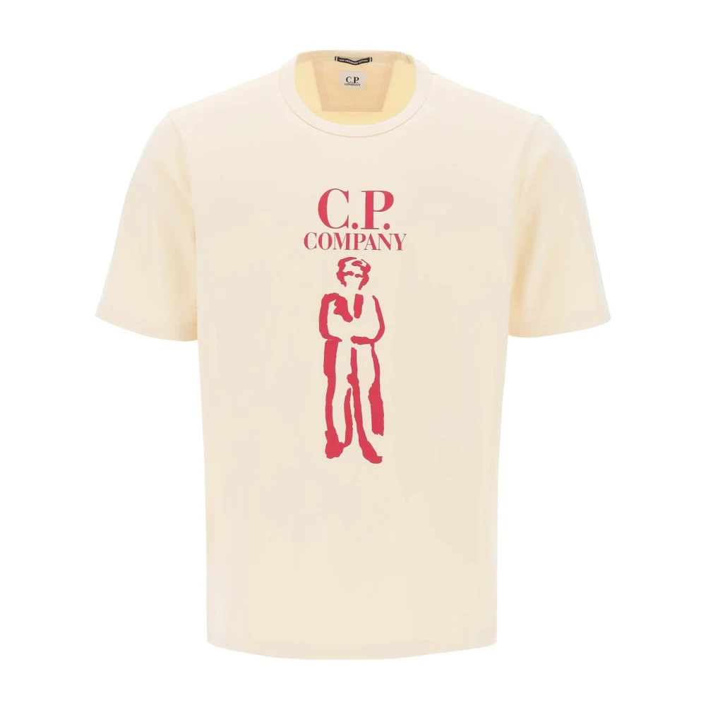 C.P. Company T-Shirts Beige Heren