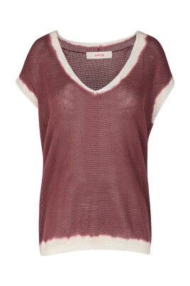 bomuld-v-hals-ribbet-tank-top
