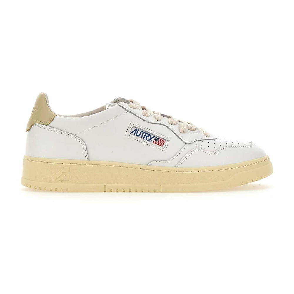 Autry Men's White Medalist Low