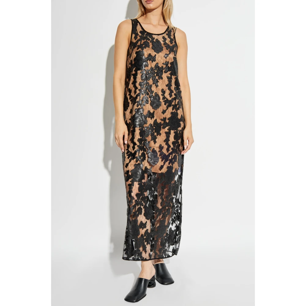 Munthe Dubbellagige jurk Black Dames