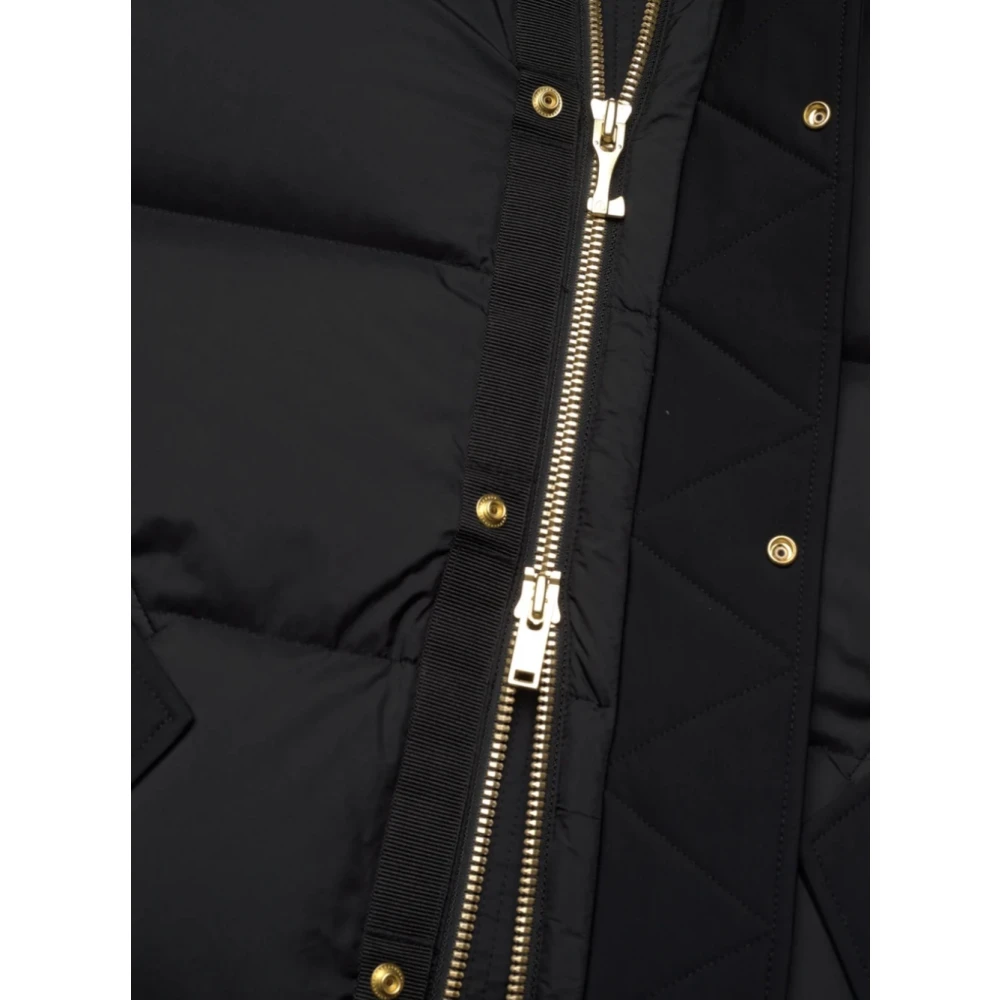 Moose Knuckles Everest Gold Zwarte Jas Black Heren