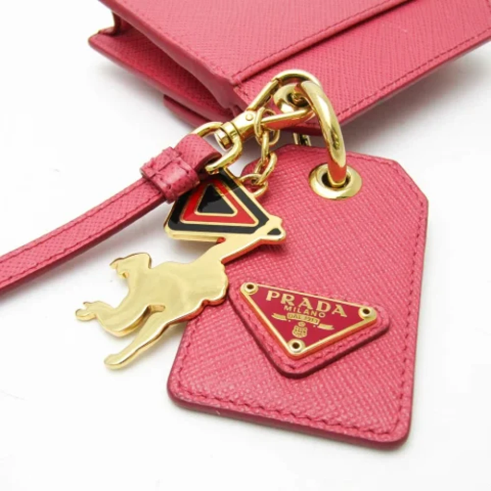 Prada Vintage Pre-owned Leather wallets Pink Dames
