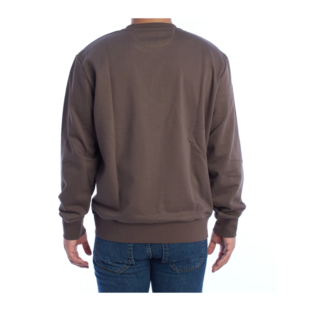LA MARTINA Heren Ronde Hals Sweater Brown Heren