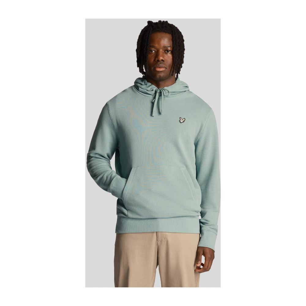 Lyle & Scott Nut Loopback Hoodie Green Heren