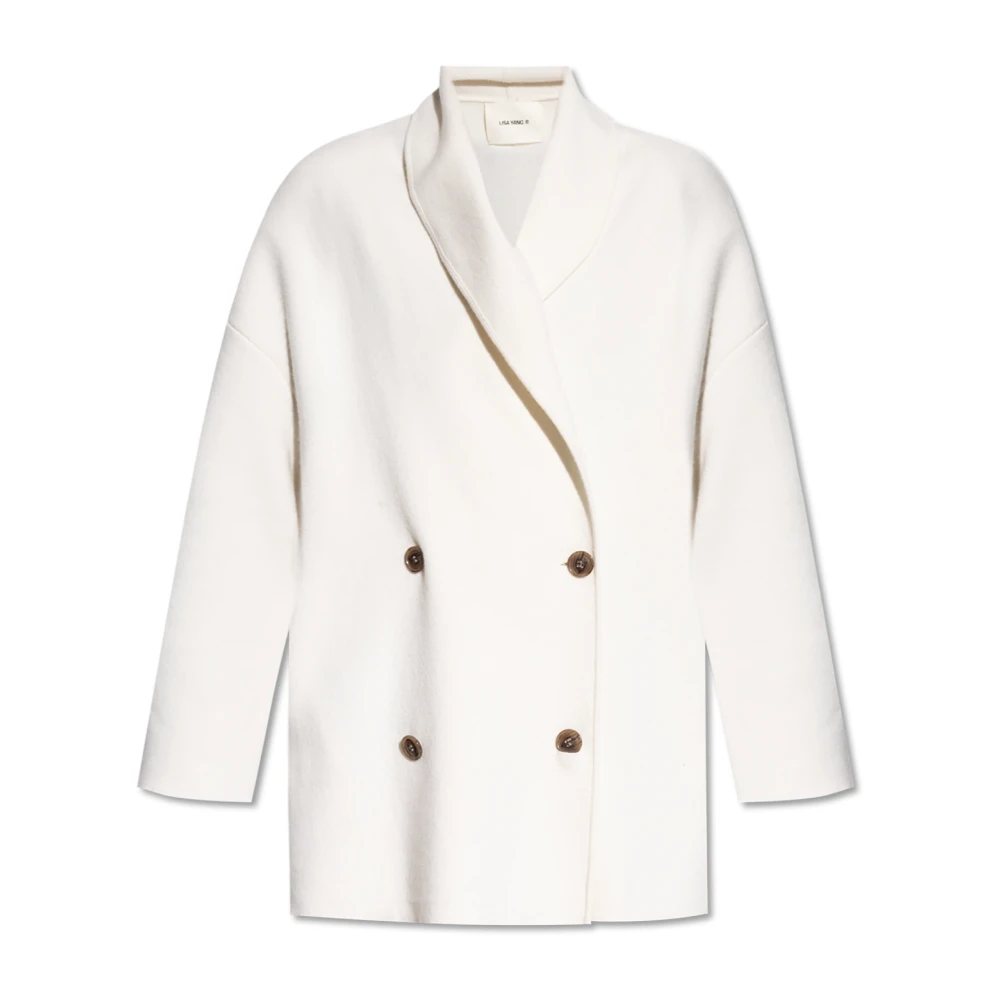 Lisa Yang Cardigan Linda Beige Dames
